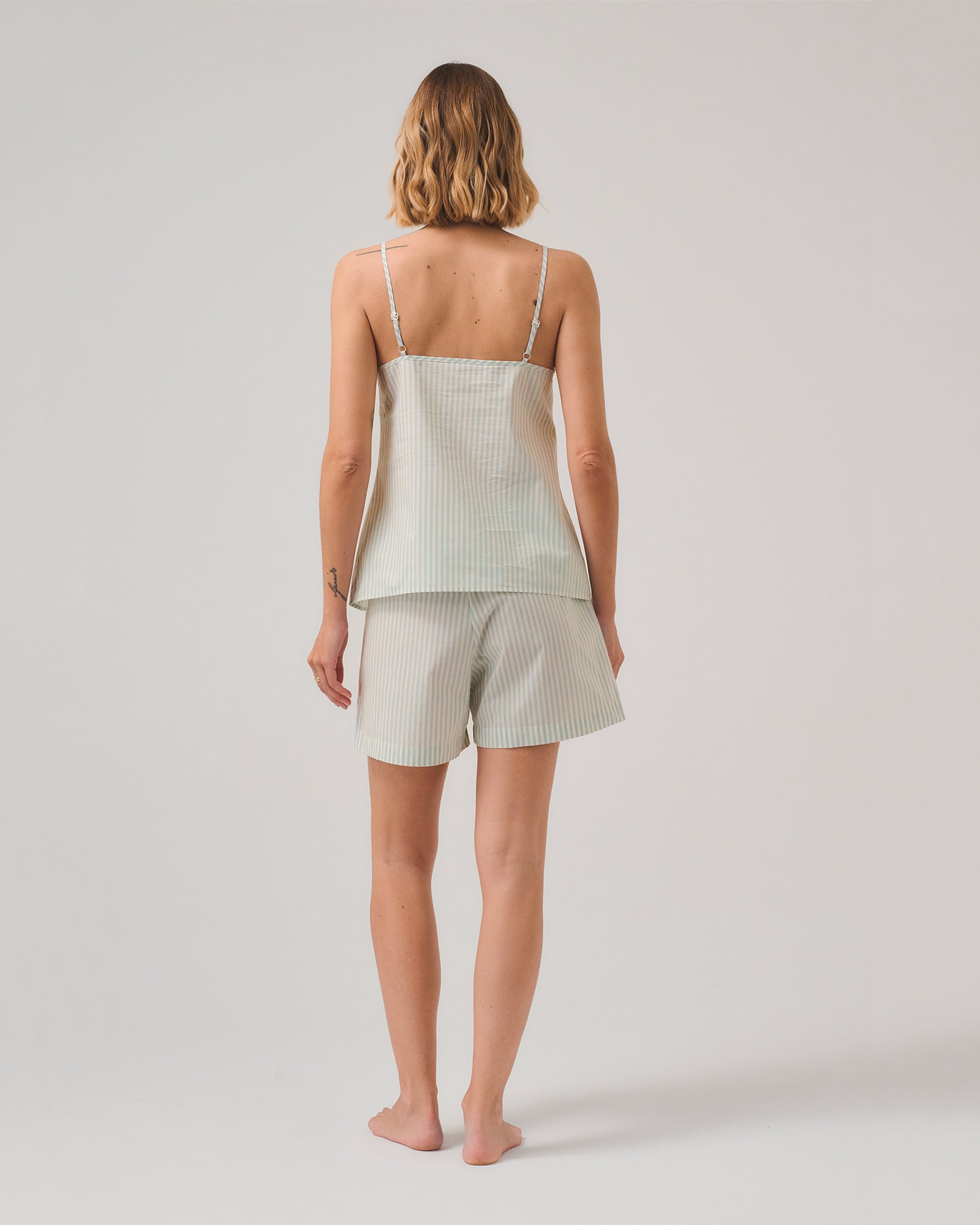 TOP KLEO COTONE CON NERVATURE FANTASIA RIGHE