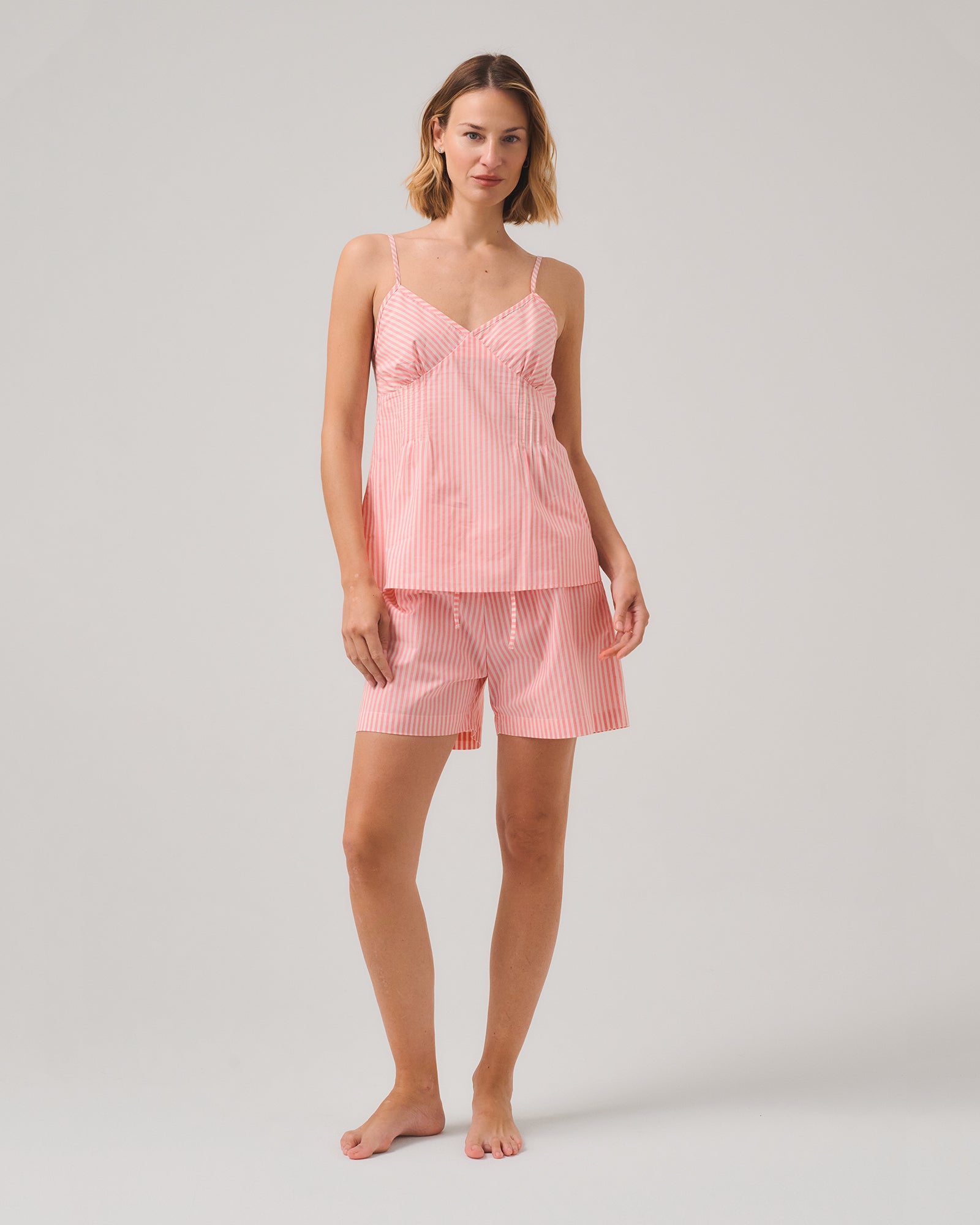 SHORTS ENEA COTONE FANTASIA RIGHE