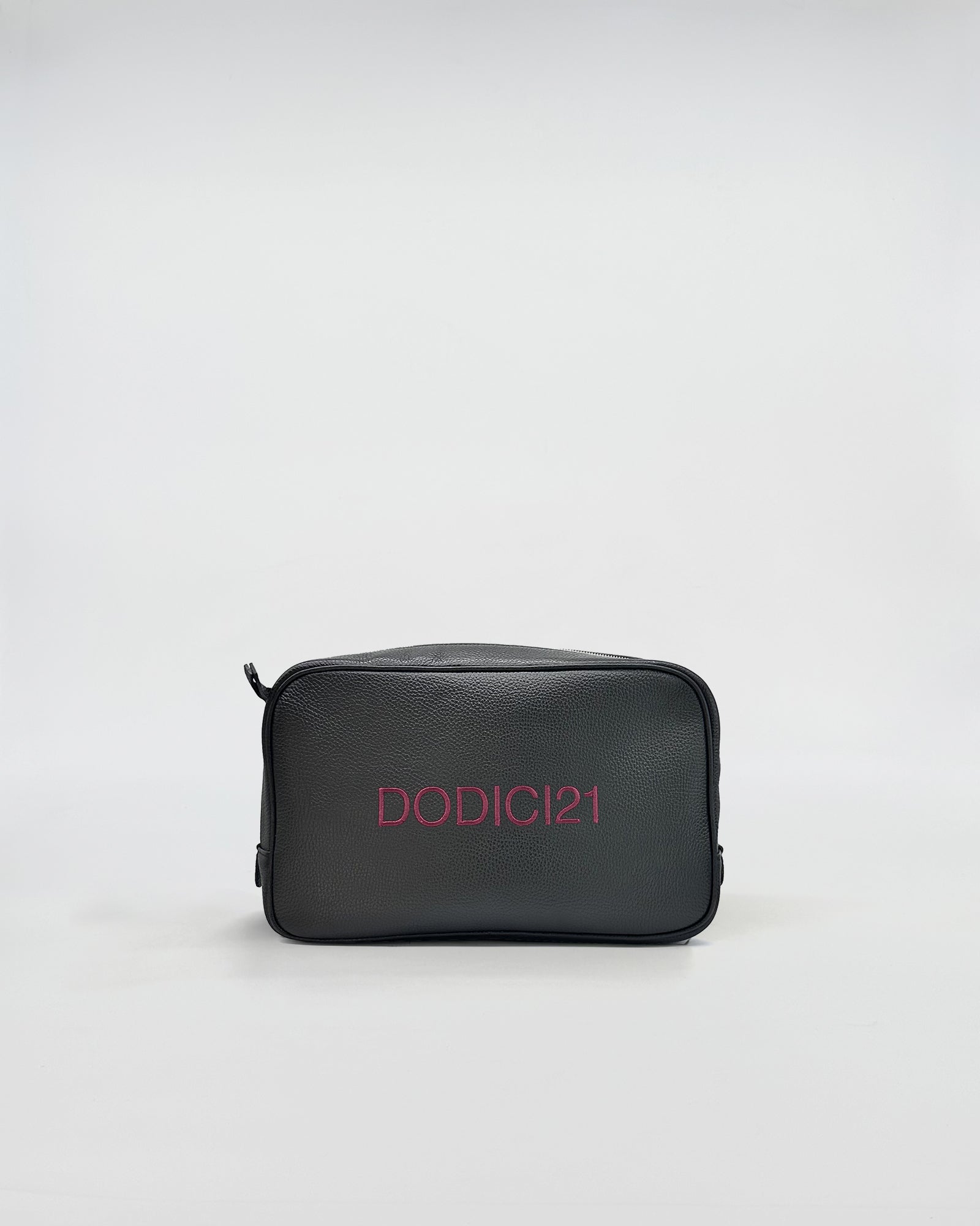 Beauty medium in pelle personalizzato, elegante beauty case in pelle con personalizzazione DODICI21.