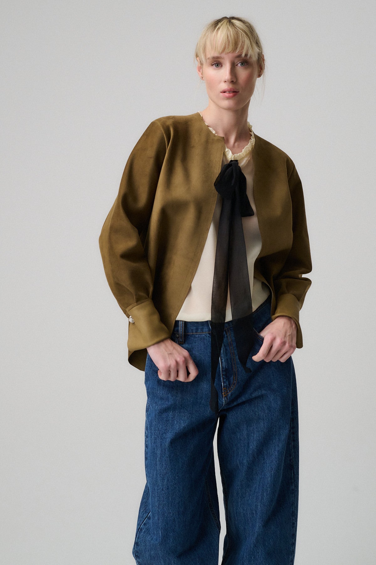 OLIVIA GIACCA CAMICIA IN PELLE