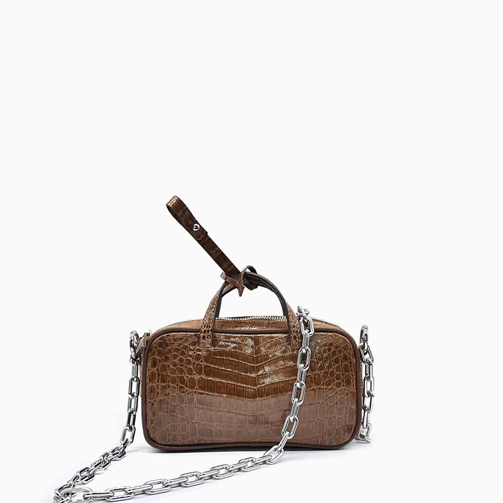 MICRO BAG NINA COLORATA MEDIUM COCCO RECYCLE
