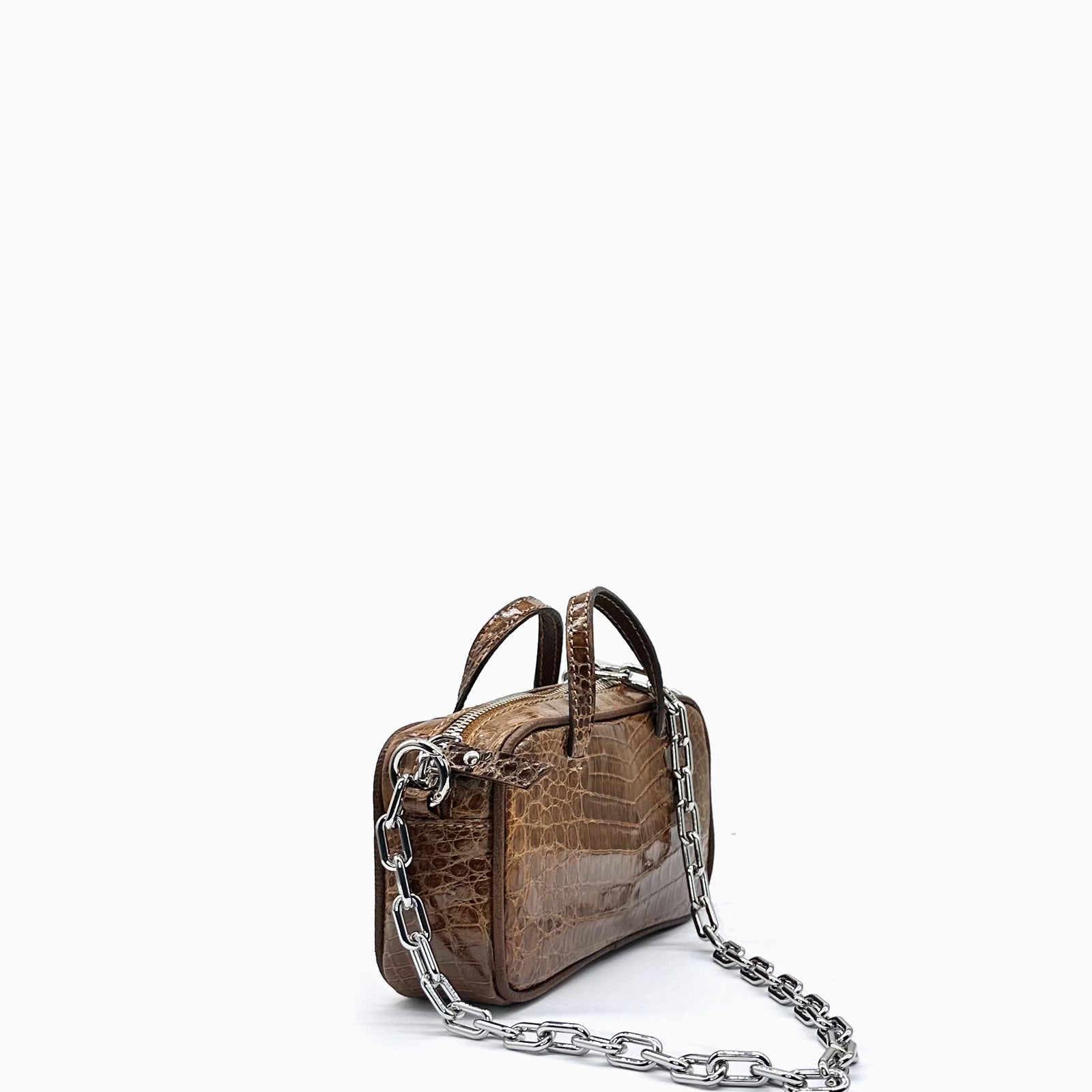 MICRO BAG NINA COLORATA MEDIUM COCCO RECYCLE