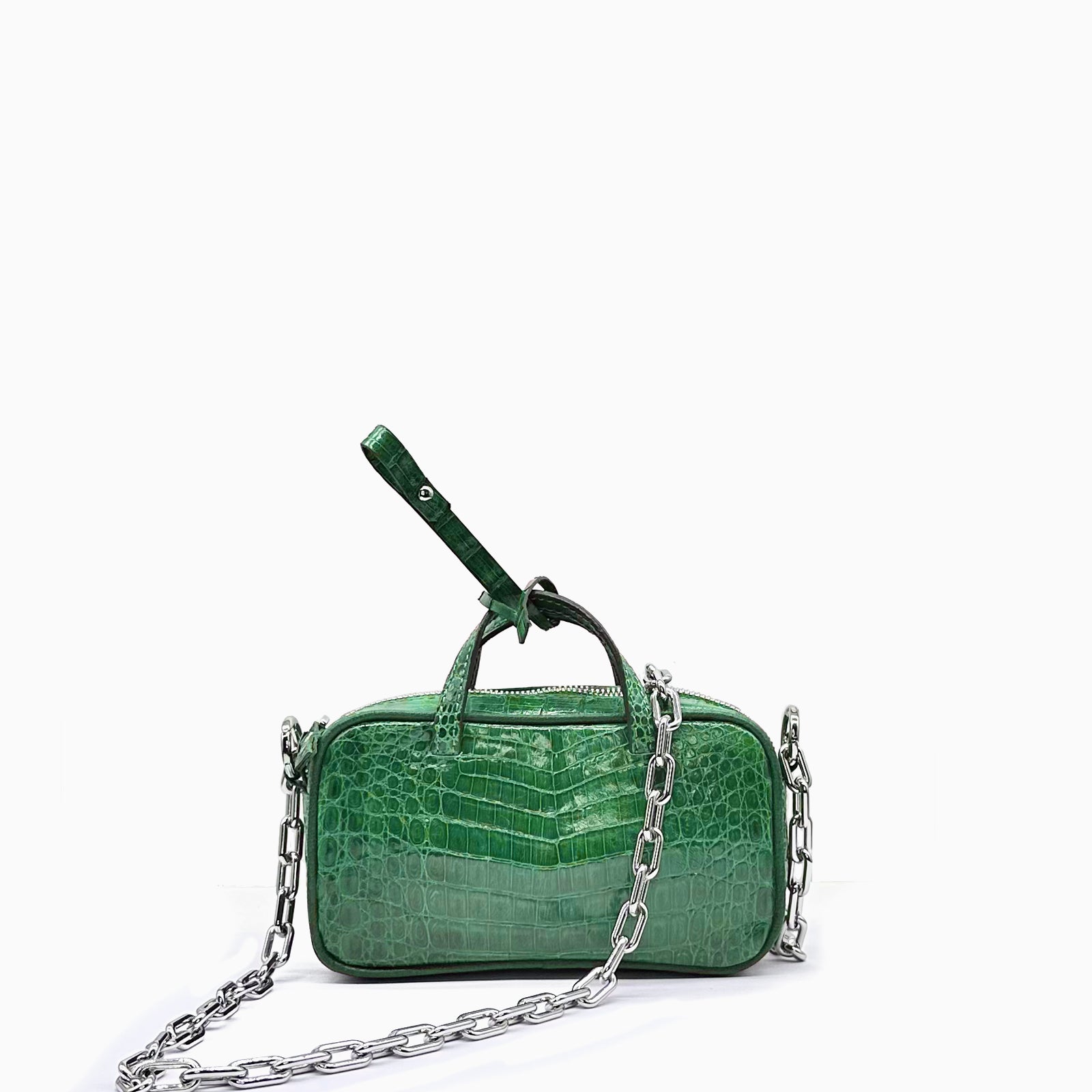 MICRO BAG NINA COLORATA MEDIUM COCCO RECYCLE