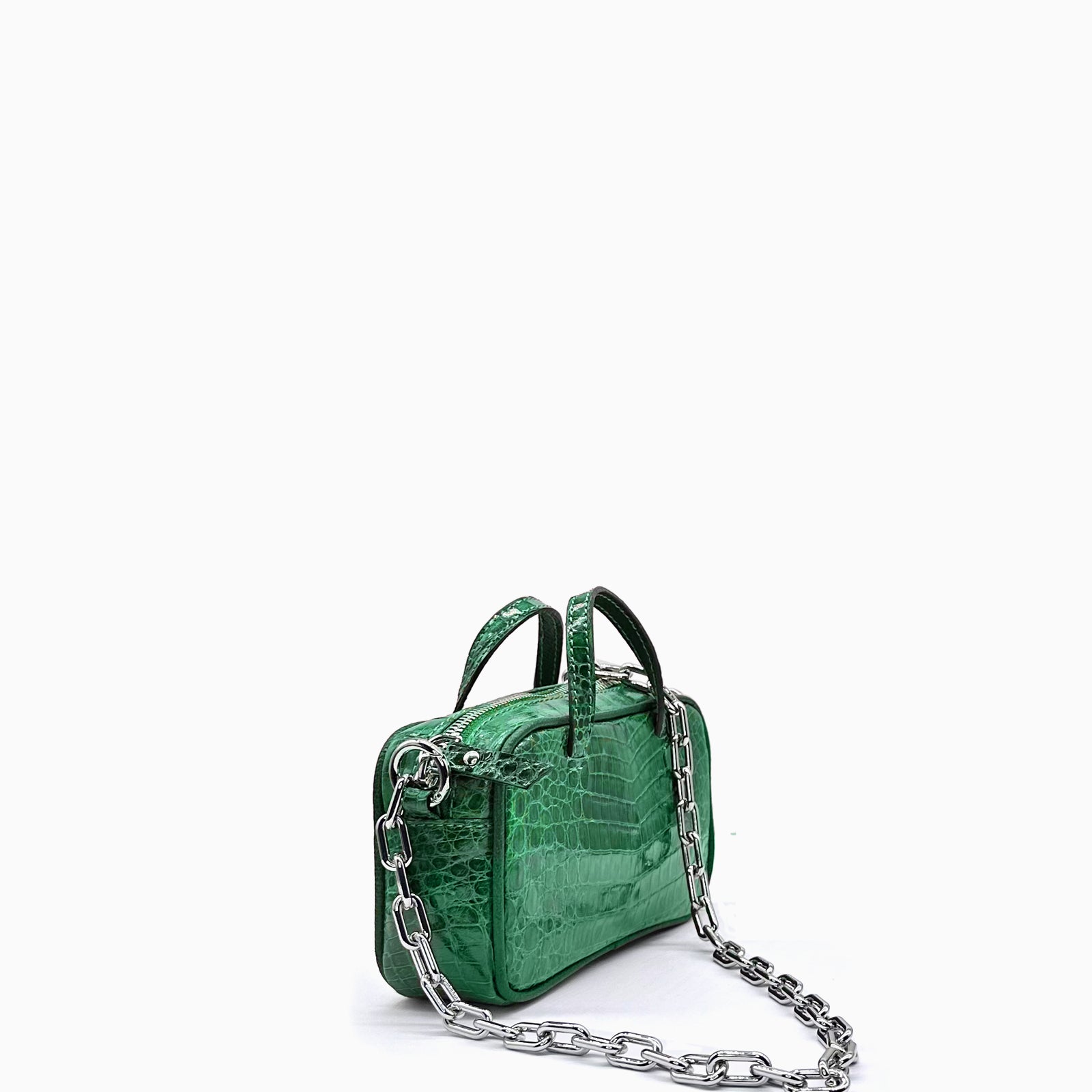 MICRO BAG NINA COLORATA MEDIUM COCCO RECYCLE