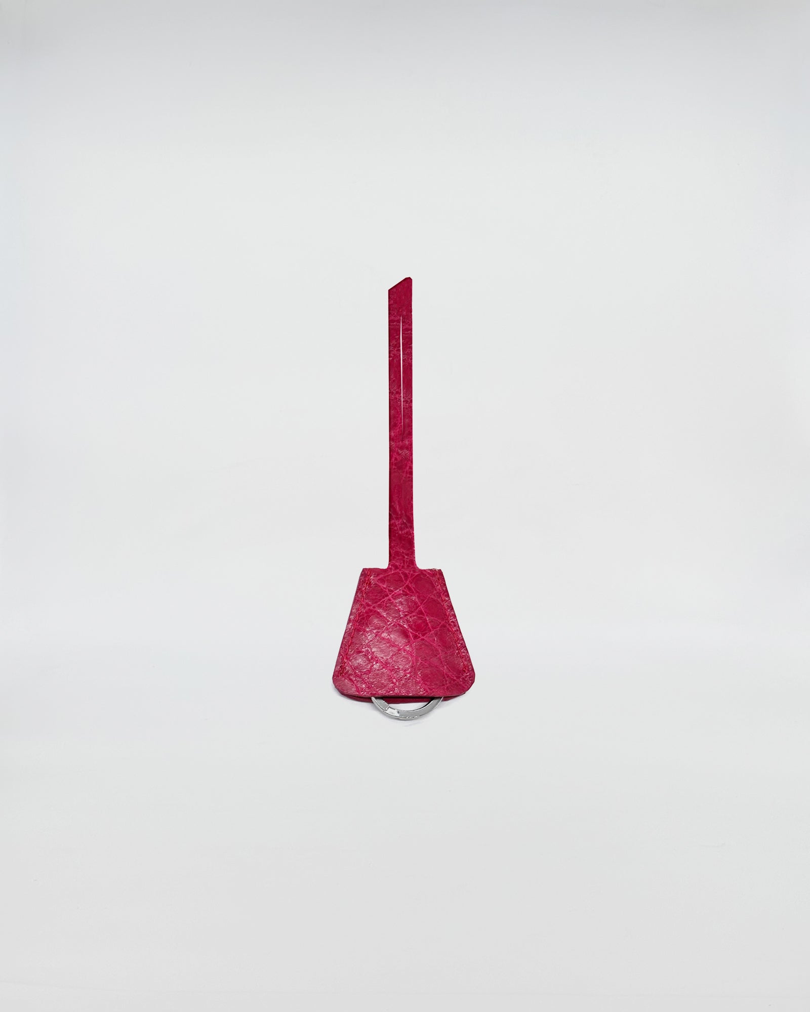 PORTACHIAVI COCCO RECYCLE in red, unique design, featuring a keyring, accessory for a stylish look.