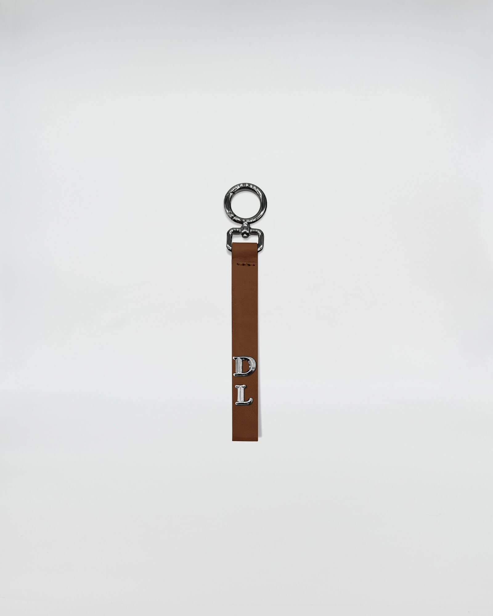 PORTACHIAVI IN PELLE SOLO TUO con anello apribile e personalizzazione in pelle, collezione DL1221.