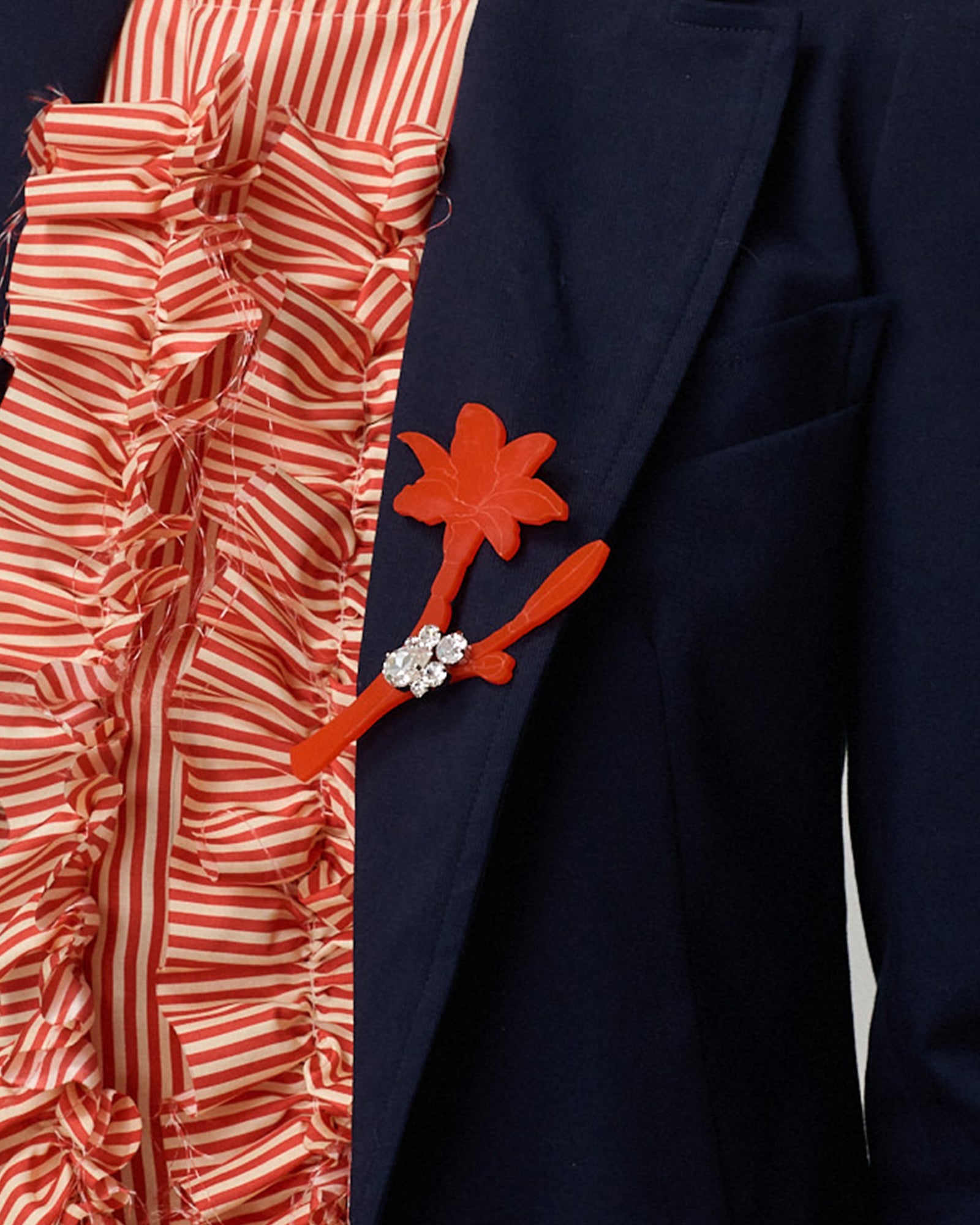 SPILLA PLEXI CON APE CRISTALLO