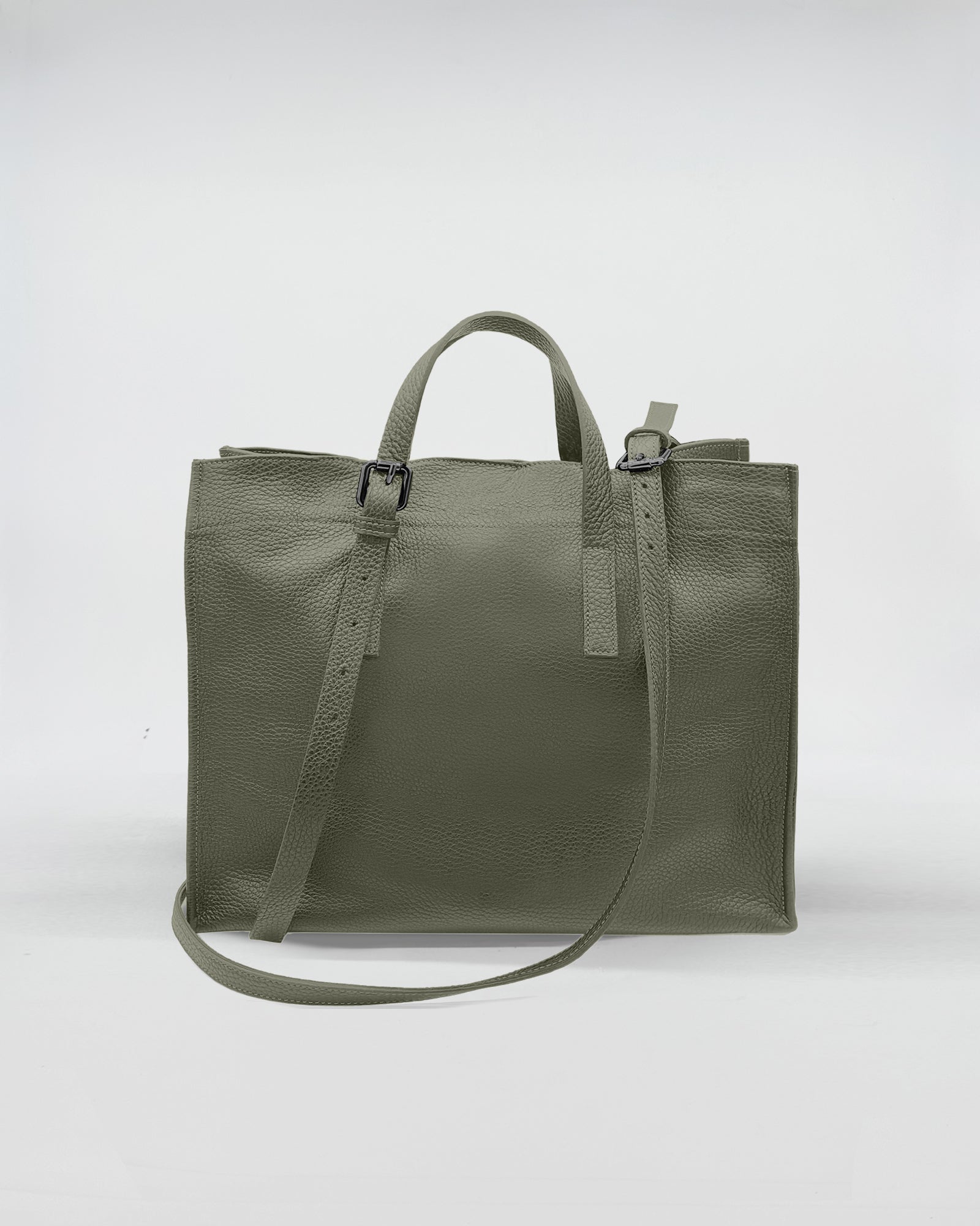 AXEL SMALL green office bag with adjustable strap and elegant design ideal for contemporary styles.