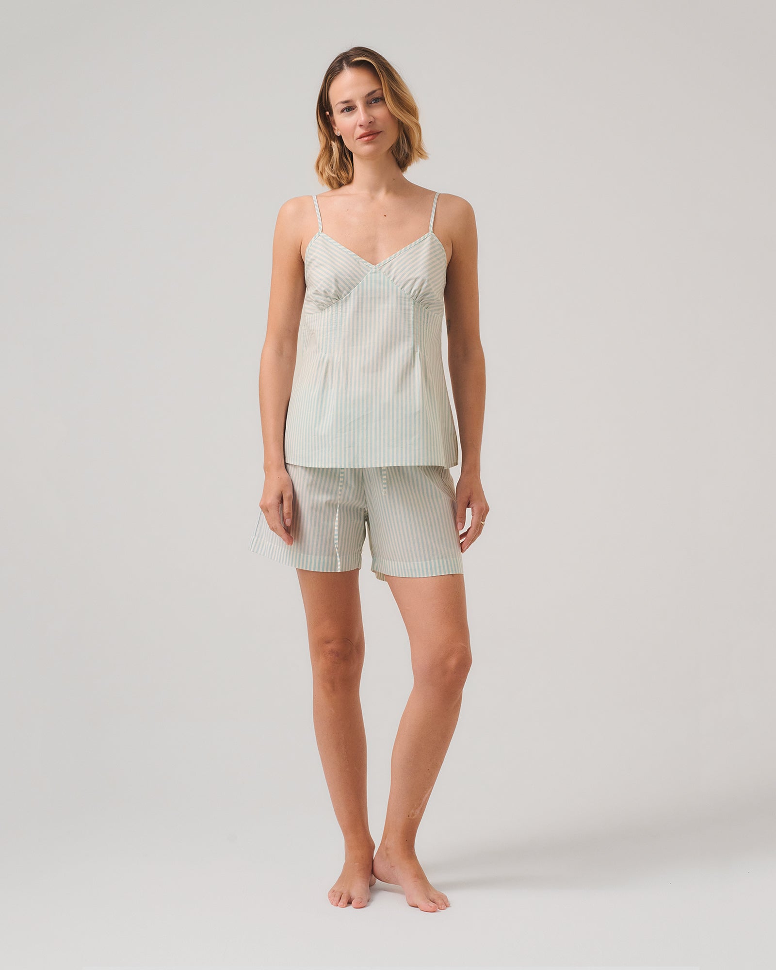 SHORTS ENEA COTONE FANTASIA RIGHE