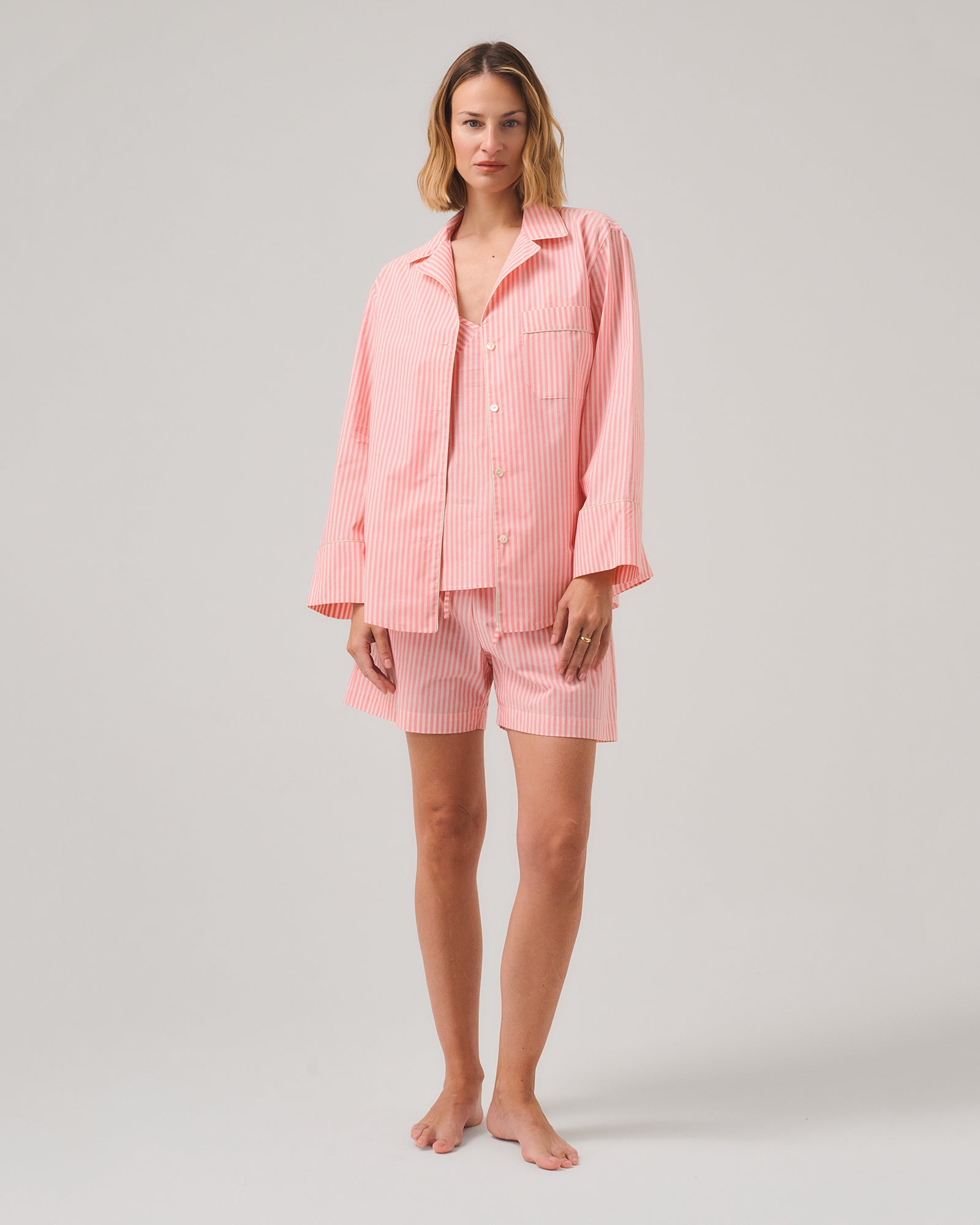 SHORTS ENEA COTONE FANTASIA RIGHE