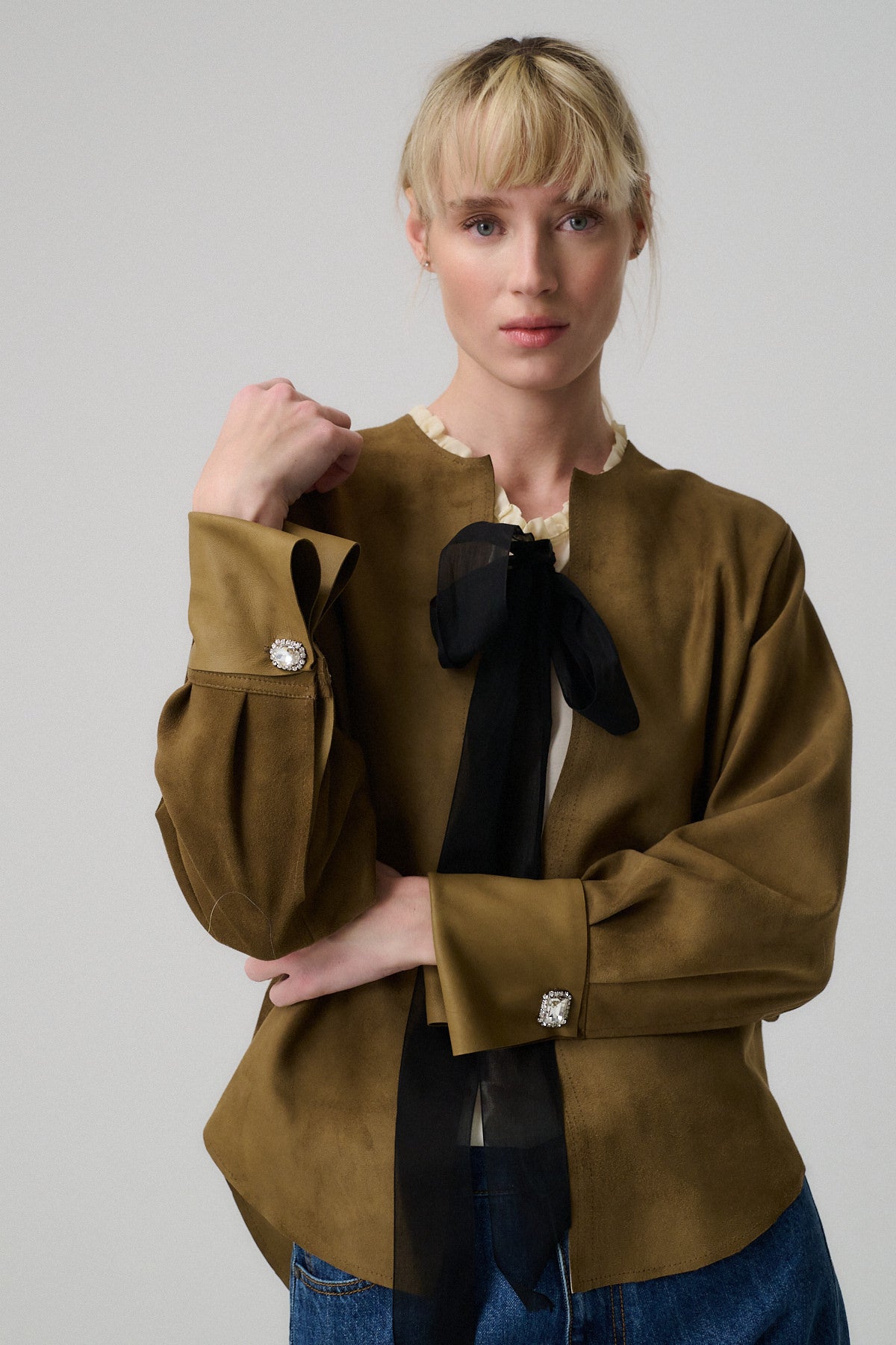 OLIVIA GIACCA CAMICIA IN PELLE