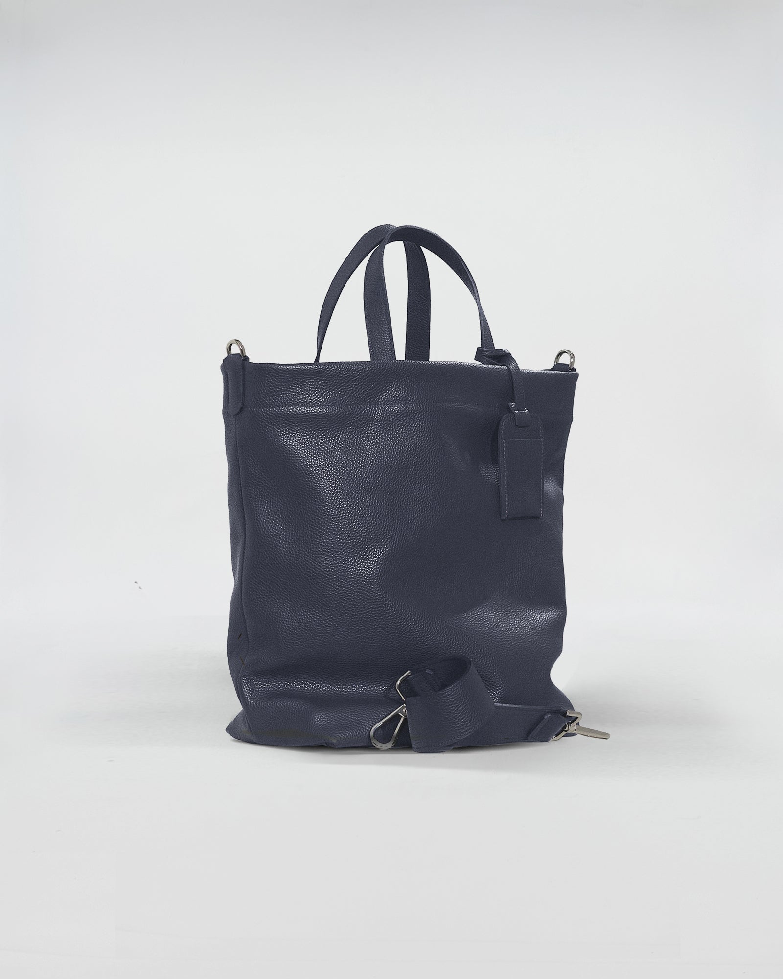 Borsa FORD PERSONALIZZATA in pelle nera, con doppio manico e tracolla per un look elegante e funzionale.