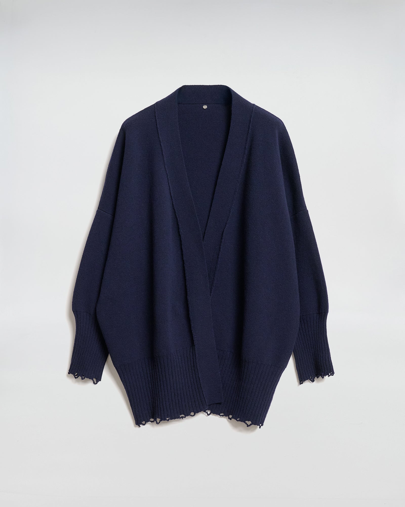 CARDIGAN IN MAGLIA CON CINTURA PELLE