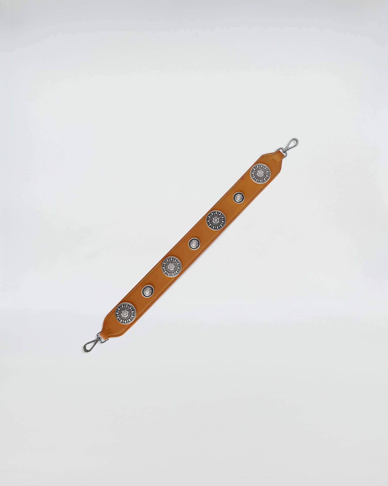 MANICO A SPALLA IN PELLE ROCK 47 CM