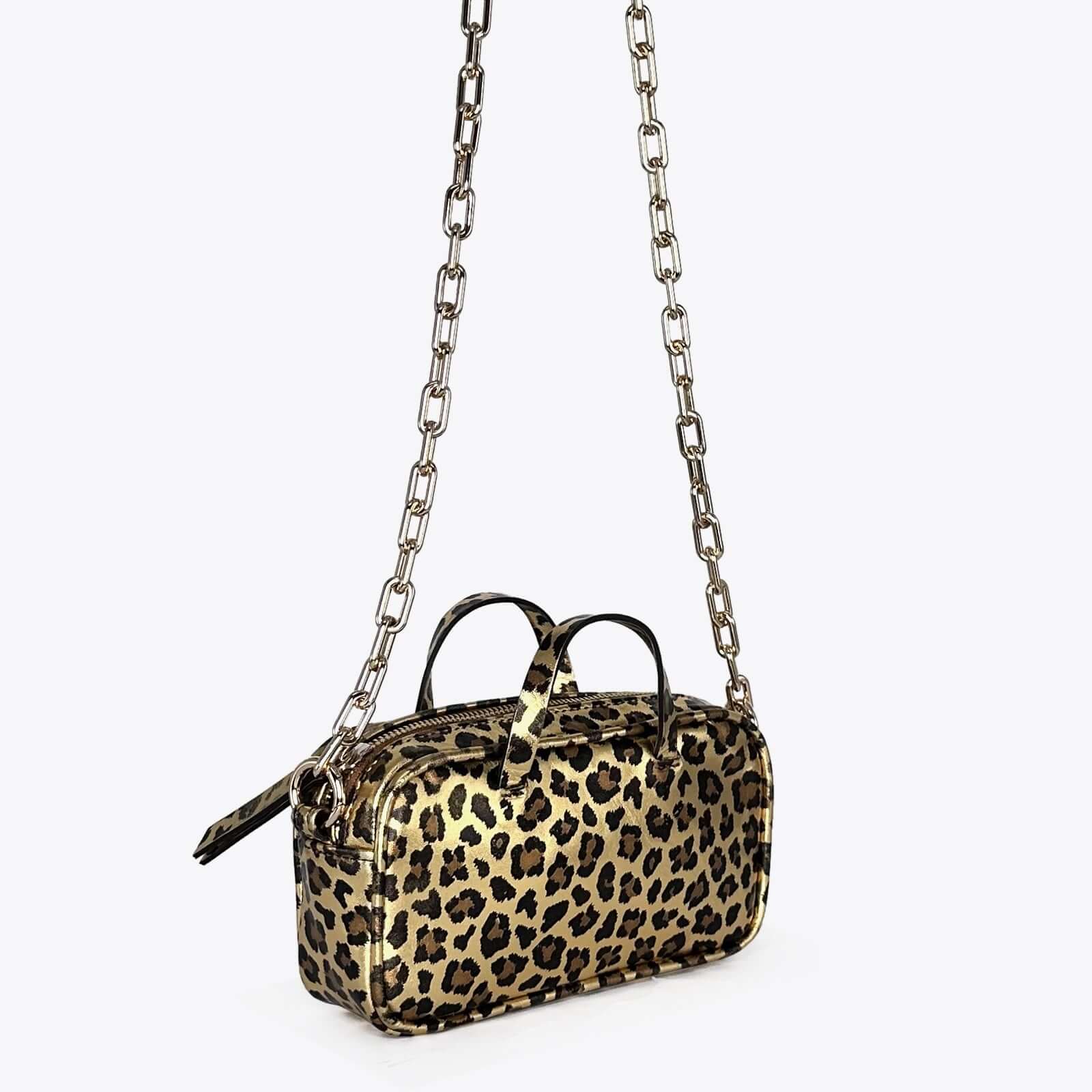 MICRO BAG NINA MEDIUM STAMPA LEOPARDO