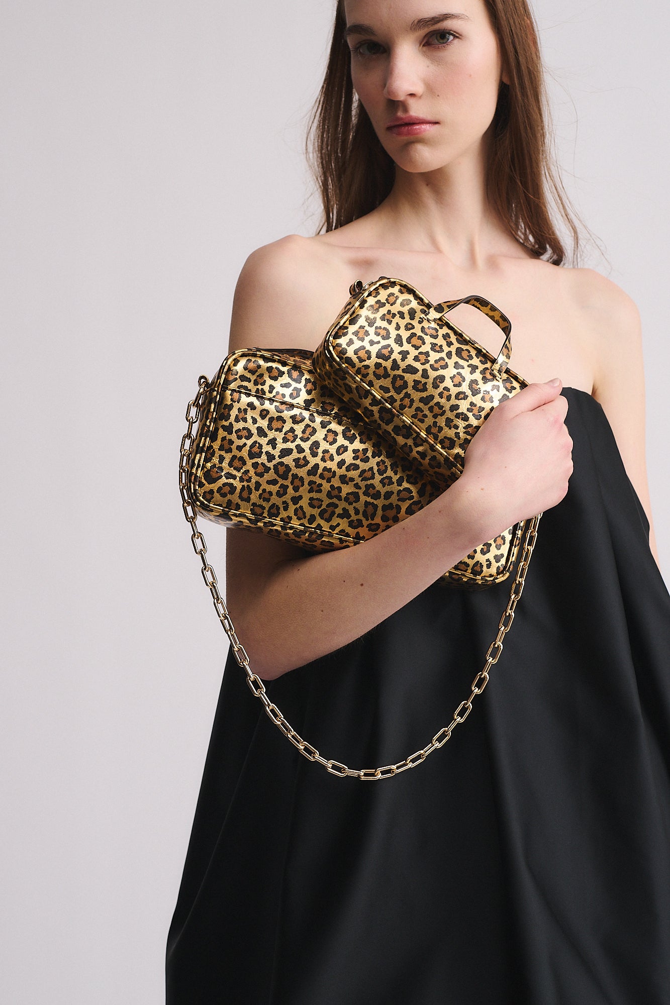 MICRO BAG NINA MEDIUM STAMPA LEOPARDO