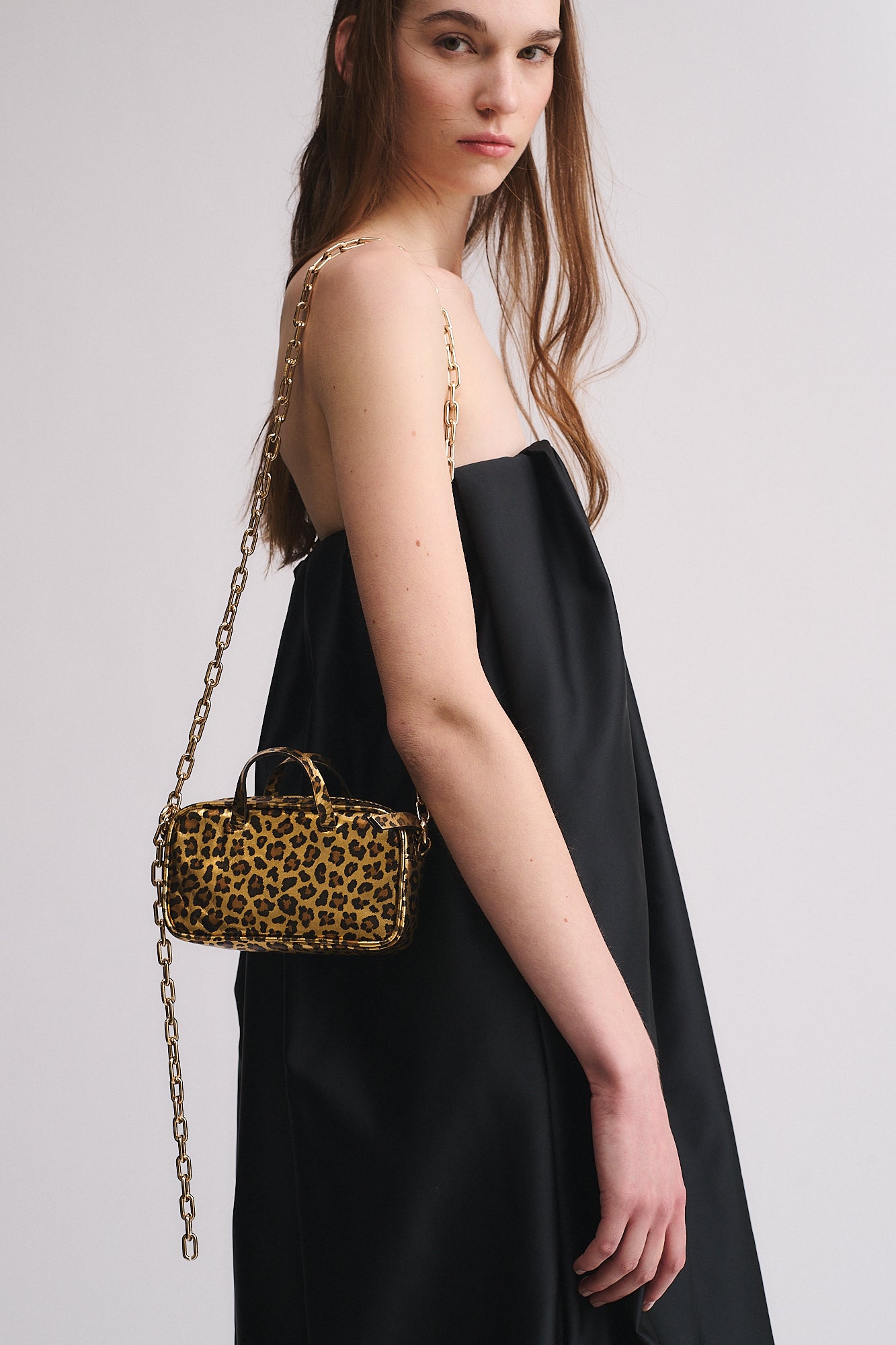 MICRO BAG NINA MEDIUM STAMPA LEOPARDO