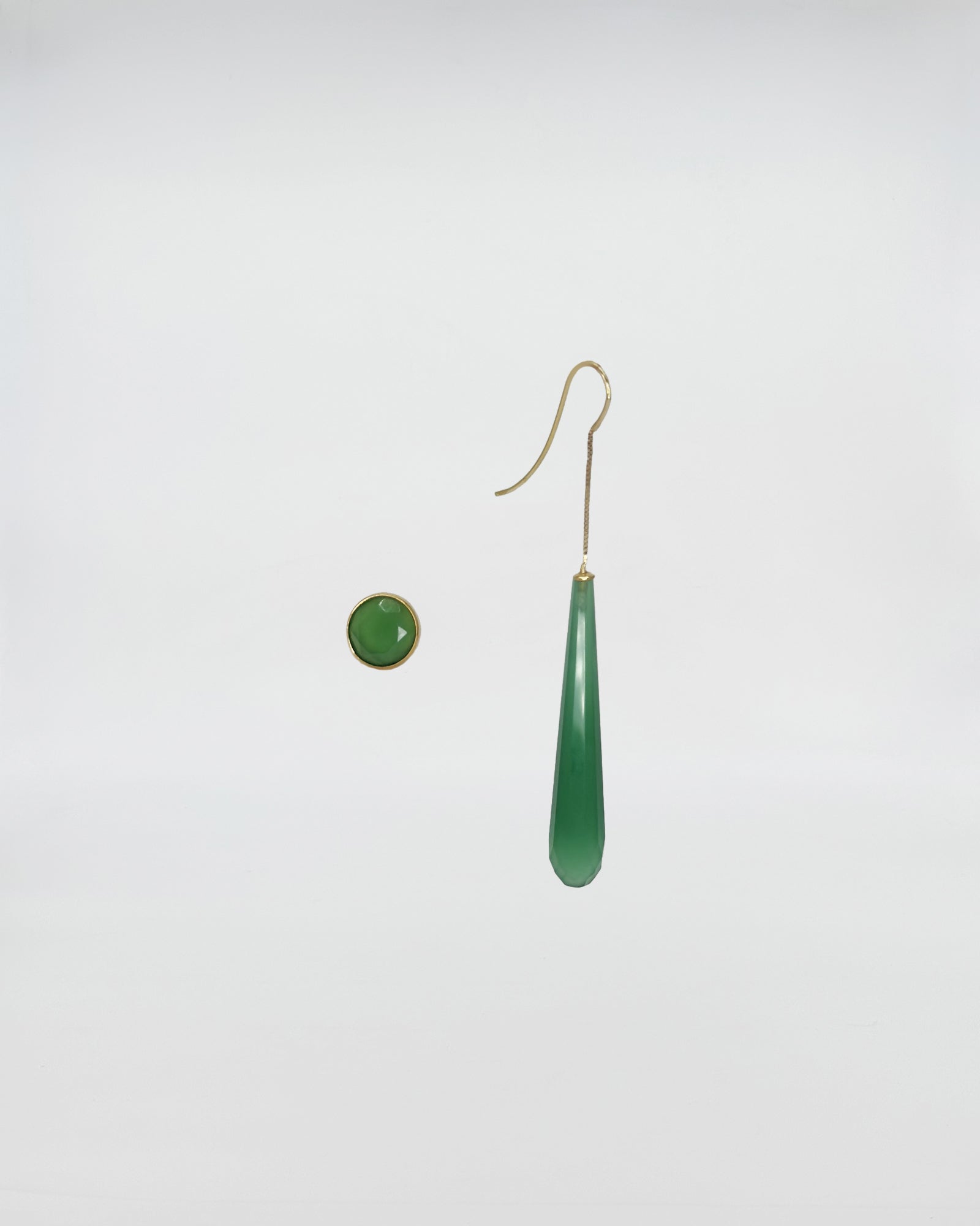 ORECCHINI ONICE VERDE