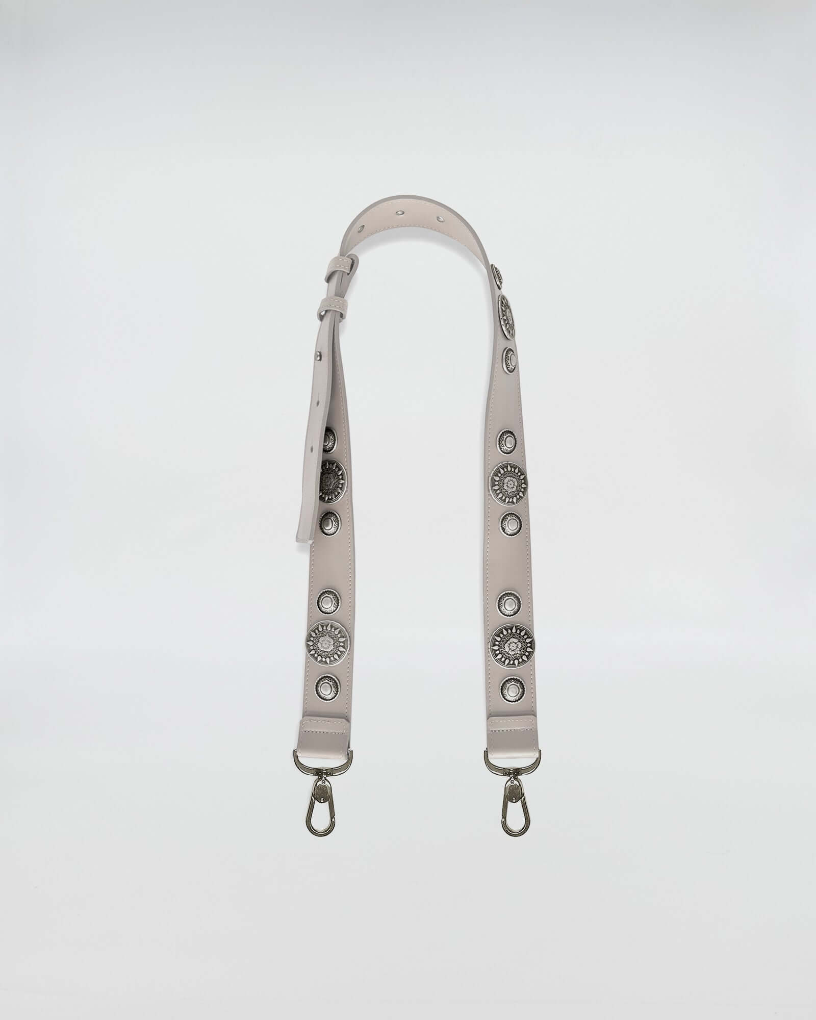 TRACOLLA REGOLABILE IN PELLE ROCK con design esclusivo e dettagli metallici, ideale per ogni outfit.